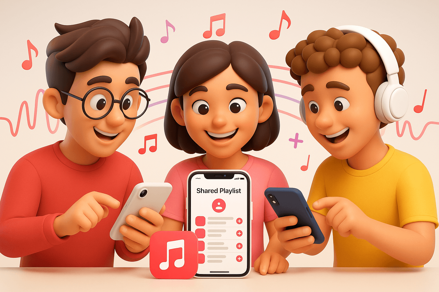 تصویر مقاله: آموزش ساخت پلیلیست مشترک در اپل موزیک