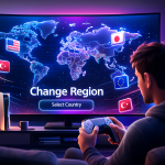 آموزش تغییر و تشخیص ریجن PSN