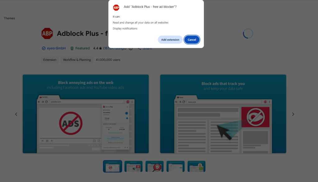 افزونههای مرورگر برای حذف تبلیغات یوتیوب - ۲