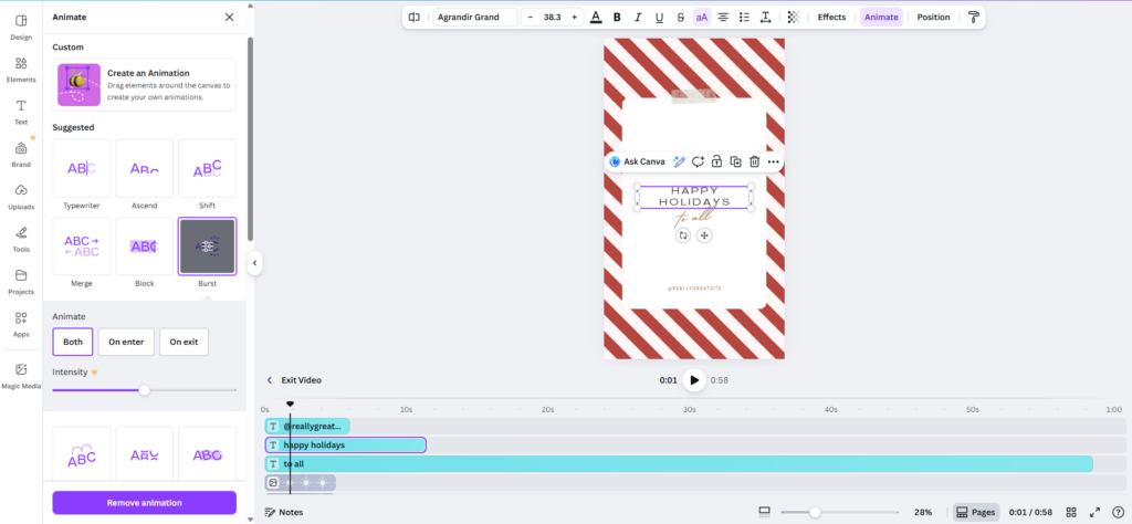 تنظیم زمان‌بندی تصویر متحرک