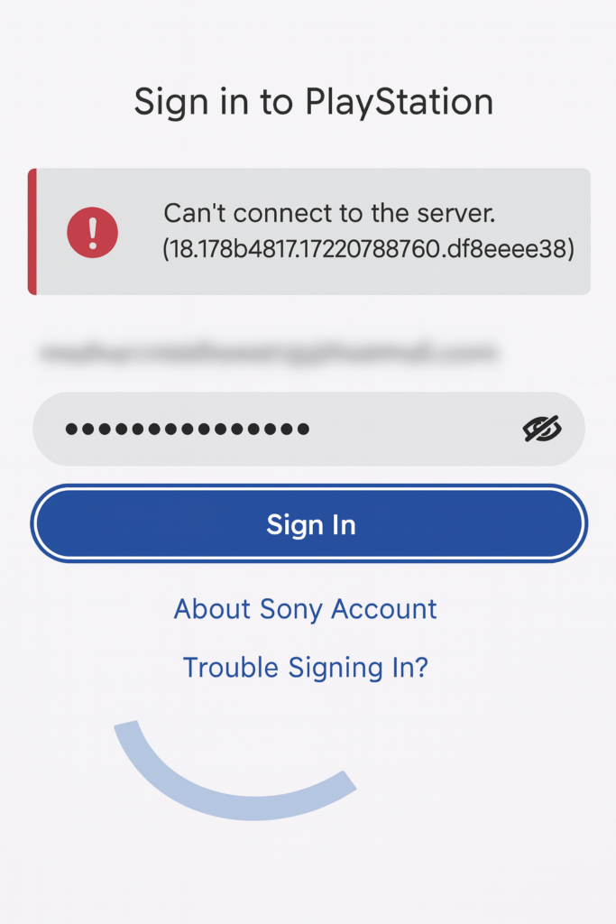 رفع خطای ورود به PSN در آیفون-۱