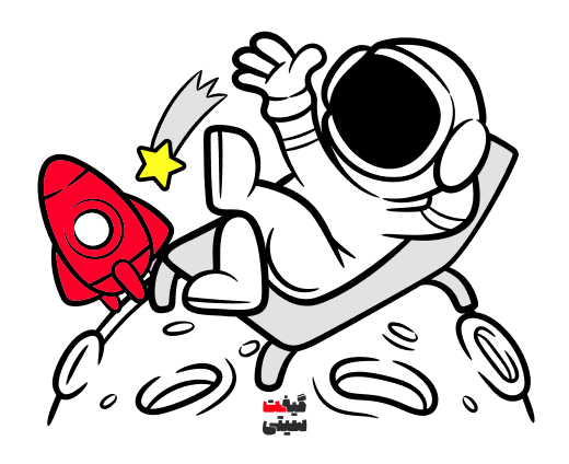 Astronaut in the air